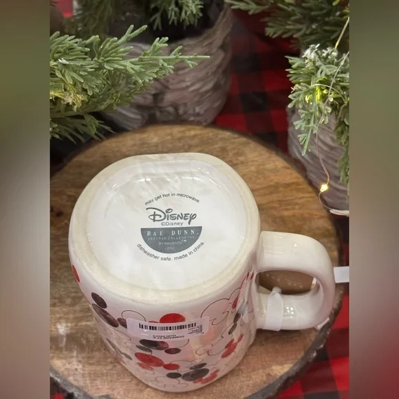 ✨ Brand New w/Tags Rae Dunn Disney enjoy Mug featuring Mickey Mouse Ears ✨ - Picture 9 of 13